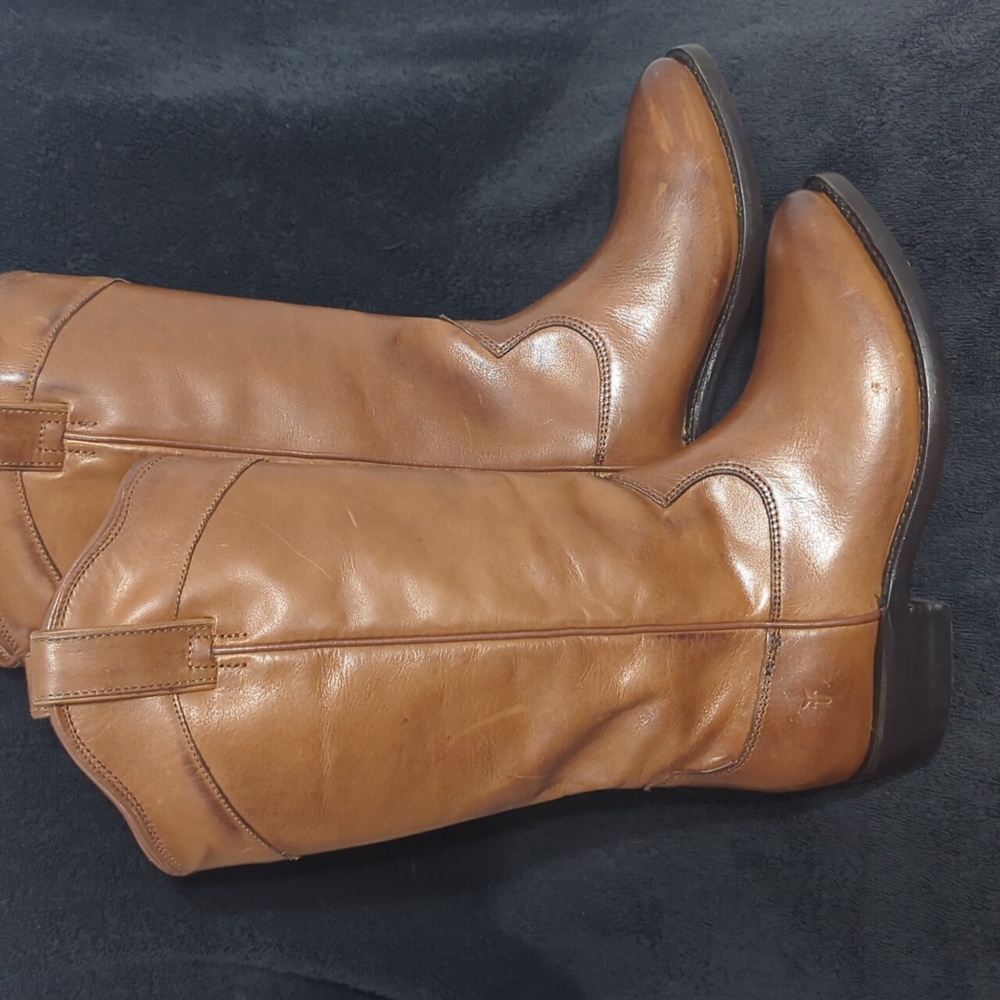 NWOT Frye Women's Cara Brown Western Boots 6.5 B - Picture 3 of 9